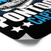 Pontoon Boat Boating Party World's am besten Ponto Poster (Ecke)
