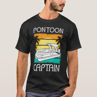 Pontoon Boat Captain Motorboating Pontooning Boati T-Shirt