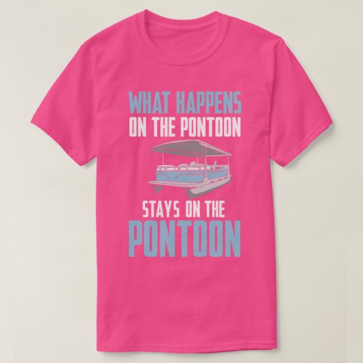 Pontoon Boat Captain T-Shirt (Design vorne)