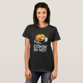 Pontoon Boat Comin In Hot Boating Lake for D T-Shirt (Vorne ganz)