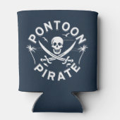 Pontoon Boat Funny Pontoon Pirate Dosenkühler (Rückseite)