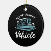 Pontoon Boat - Mein Ruhestand Keramik Ornament (Links)