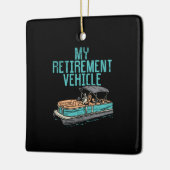 Pontoon Boat - Mein Ruhestand Keramikornament (Links)