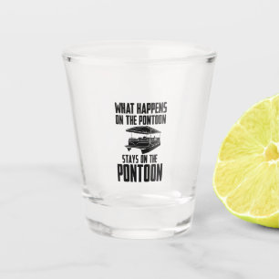 Pontoon Boat Schnapsglas