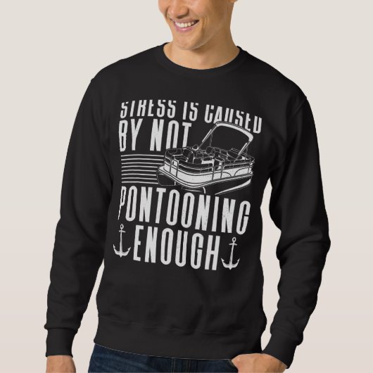 Pontoon-Boot Kapitän Boot 1 Sweatshirt (Vorderseite)