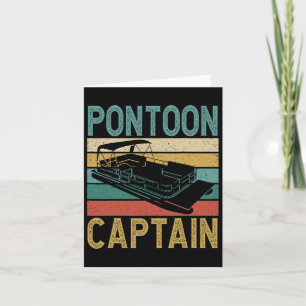 Pontoon Boot Kapitän Funny Pontoon Boot Boat Ca Karte