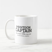 Pontoon Captain Definition Funny Pontoon Boot Kaffeetasse (Links)
