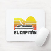 Pontoon Captain El Capitan Pontooning Vint Mousepad (Mit Mouse)