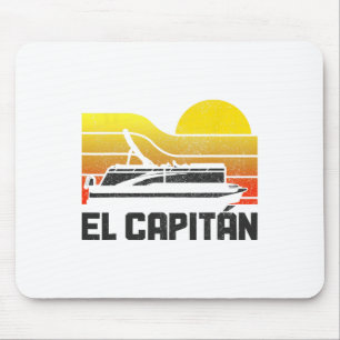 Pontoon Captain El Capitan Pontooning Vint Mousepad