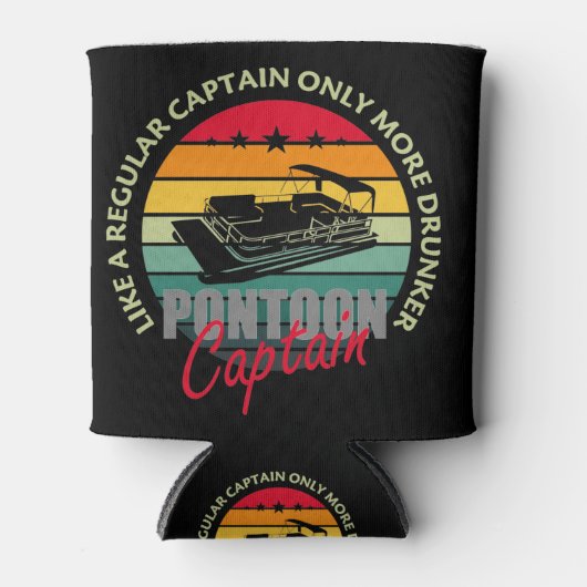 Pontoon Captain Gift regulären Captain nur mehr Dr Dosenkühler (Vorderseite)