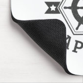 Pontoon Captain - Pontooning Boat Nautical Mousepad (Ecke)