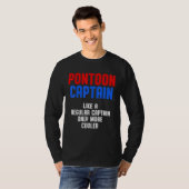 Pontoon Captain Sailing Sailboat Sailor 14 T-Shirt (Vorne ganz)