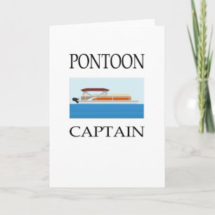 Pontoon Captain T - Shirt Karte