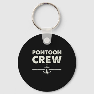 Pontoon Crew Pontooning Boat Funny Schlüsselanhänger
