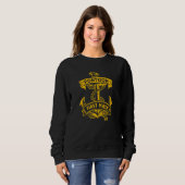 Pontoon First Mate Boat Anchor Sweatshirt (Vorne ganz)