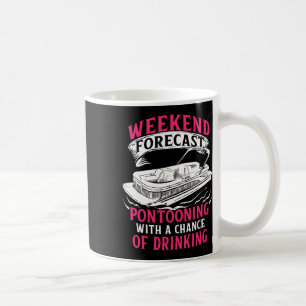 Pontoon für Girl Women Pantoon Bootsanleger Toon F Kaffeetasse