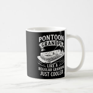Pontoon für Opa Men Pantoon Bootsanlegestelle Toon Kaffeetasse