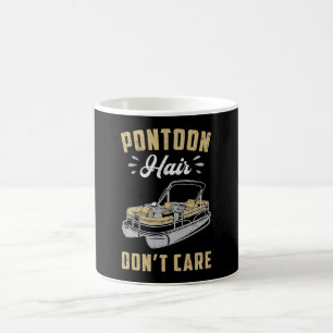 Pontoon Hair Segelyacht ist für Boote unwichtig Kaffeetasse