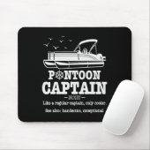 Pontoon Kapitän Definition Bootsleben Lustig Bootf Mousepad (Mit Mouse)