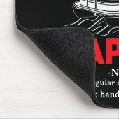 Pontoon Kapitän Definition Lustig Pontoon Boot Boo Mousepad (Ecke)
