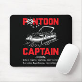 Pontoon Kapitän Definition Lustig Pontoon Boot Boo Mousepad (Mit Mouse)