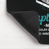 Pontoon Kapitän Definition Lustig Pontoon Boot Boo Mousepad (Ecke)