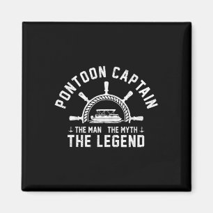 Pontoon Kapitän Der Mythos Die Legende Seebootoure Magnet