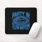 Pontoon Kapitän Pontoon Boot Kapitän Bootfahren 1  Mousepad (Mit Mouse)