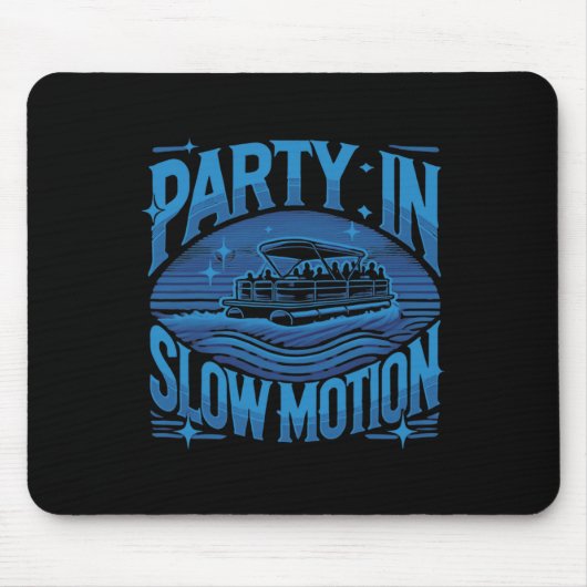 Pontoon Kapitän Pontoon Boot Kapitän Bootfahren 1  Mousepad (Vorne)