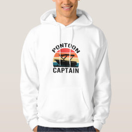 Pontoon Kapitän Vintage lustige Liebhaber Hoodie