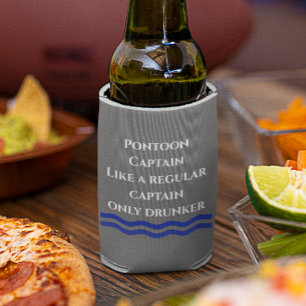 Pontoon-Kapitän wie ein richtiger Kapitän Dosenkühler