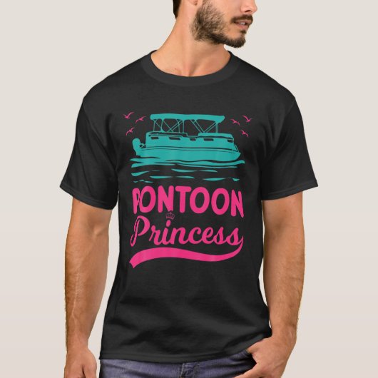 Pontoon Motorboot Motorboot Pontoon Prince T-Shirt (Vorderseite)