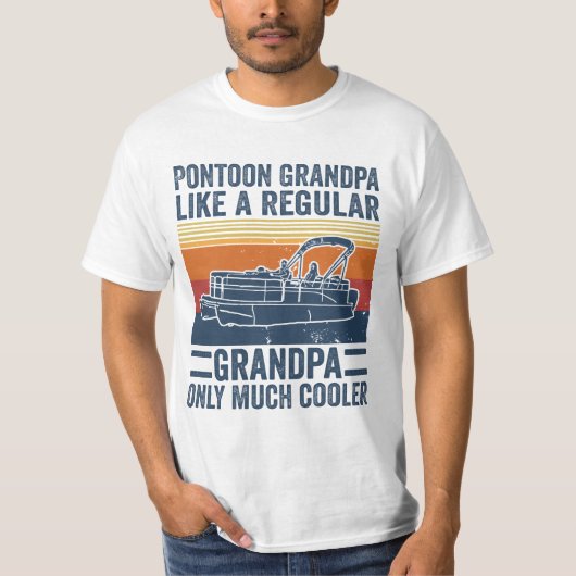 Pontoon Opa wie ein normaler Opa nur viel C T-Shirt (Vorderseite)