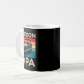 Pontoon Papa Recto Boat Captain Pontoon Eigentümer Kaffeetasse (Vorderseite Links)