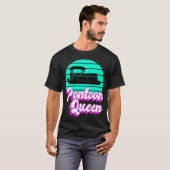 Pontoon Queen Boat Captain Gift Ihre Frauen T-Shirt (Vorne ganz)