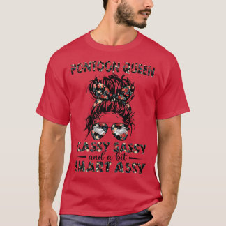 Pontoon Queen Messy Bun Classy Sassy und ein bissc T-Shirt