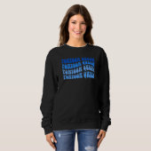 Pontoon Queen Pontoon Boat Captain 1 Sweatshirt (Vorne ganz)