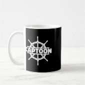 Pontoonboot Captoon Boating Pontoon Kapitän Kaffeetasse (Links)