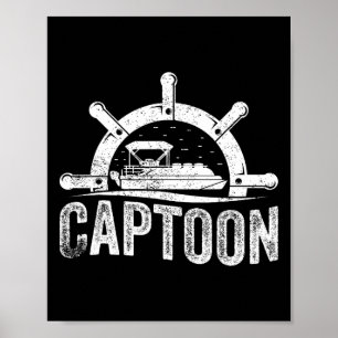 Pontoonboot Kapitän Pontoonboot Kapitän Poster