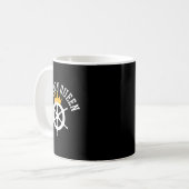 Pontoonboot-Schiffskapitän Geschenk Kaffeetasse (Vorderseite Links)