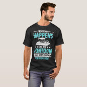 Pontoonboot See Leben Shirt (Vorne ganz)