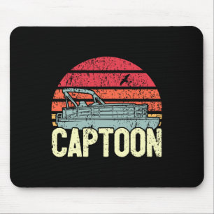 Pontoonboot Skipper I Kapitän Pontoonbootfahren I Mousepad