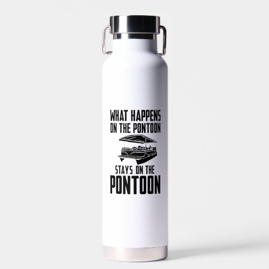 Pontoonboot Trinkflasche (Vorne)