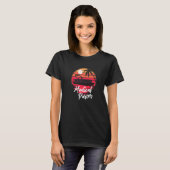 Pontoonboot Übereinstimmende Schiffsränge Pontoon  T-Shirt (Vorne ganz)