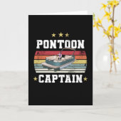 Pontooning-Geschenk für den Pontoon Captain Karte (Gelbe Blume)
