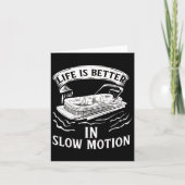 Pontooning Montoon Pantoon Pontoon Pontoon Karte (Vorderseite)