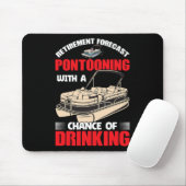 Pontooning zum Trinken - müde Mousepad (Mit Mouse)