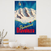 Pontresina Diavolezza Schweiz Vintage Poster (Küche)