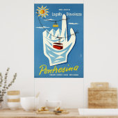 Pontresina, Engadin, Schweiz,Reiseplakat Poster (Küche)