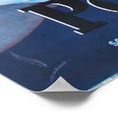 Pontresina, Engadin, Schweiz, Skiposter Poster (Ecke)